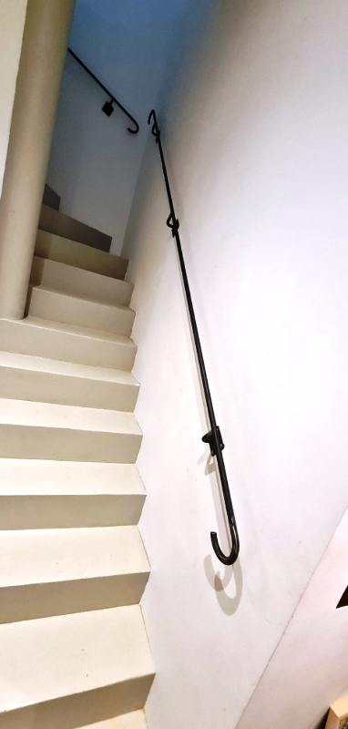 main courante en fer rond