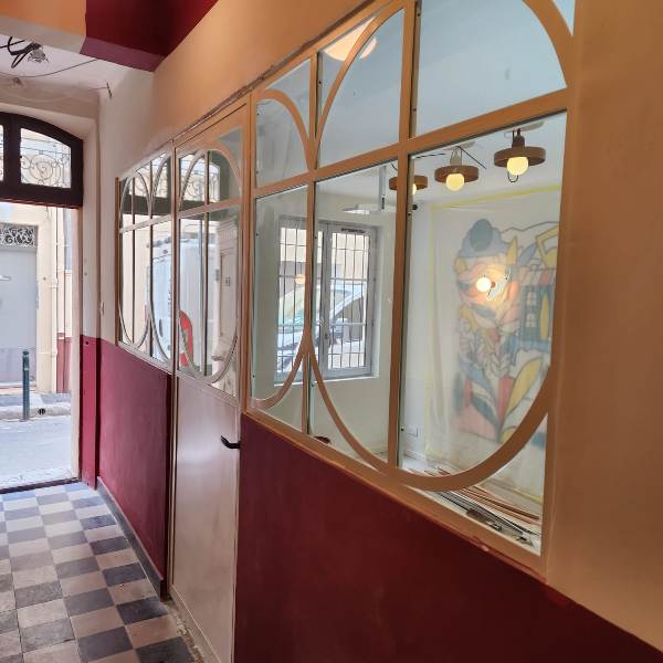 verriere en fer forge/metal/acier