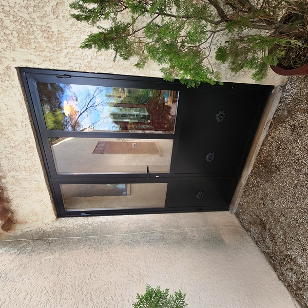 Porte tube a ail avec parecloses, 1560x2170 mm , 2